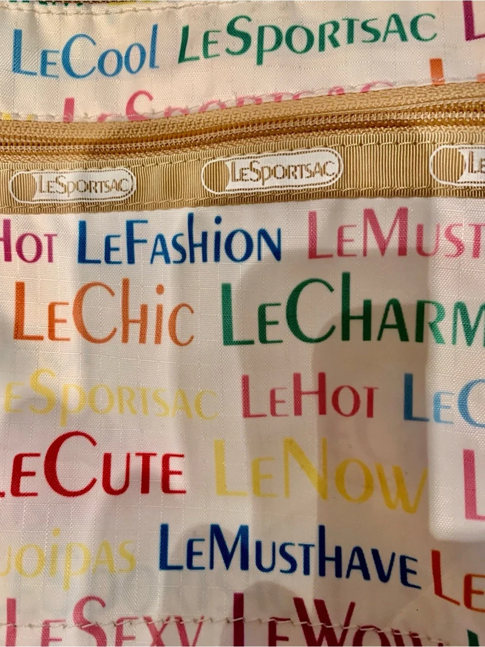 LeSportsac Multicolor Logo Print Crossbody Bag